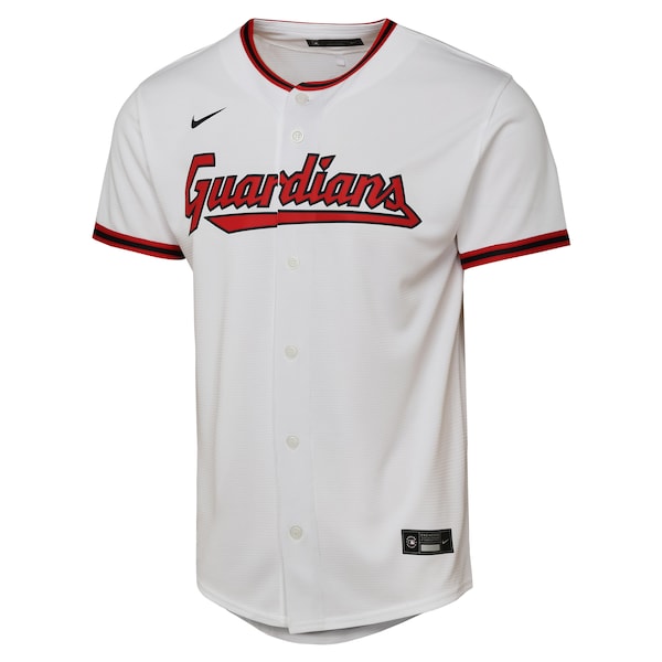 Jose Ramirez Cleveland Guardians Nike Youth Home Replica 2.0 Player Jersey - White - Image 2