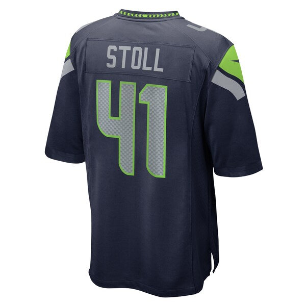 Chris Stoll Seattle Seahawks Nike Game Jersey - College Navy - Image 4
