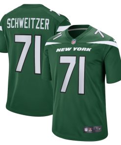 Wes Schweitzer New York Jets Nike Game Jersey - Green