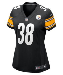 Alternative view of Caleb Johnson Pittsburgh Steelers Nike Women's  Game Jersey -  Black