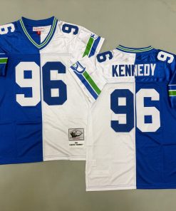 Cortez Kennedy Seattle Seahawks Authentic Split Throwback Retired Player Jersey