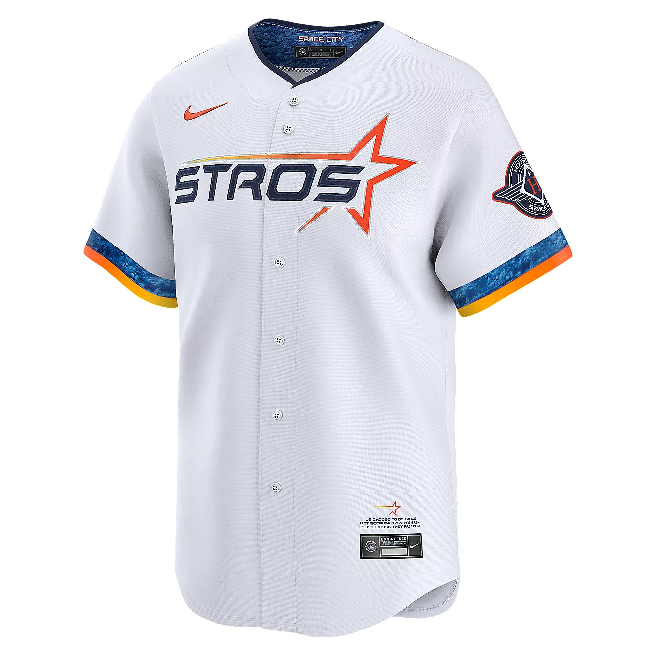 Houston Astros Nike 2025 City Connect Limited Player Jersey - White - Image 2