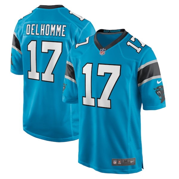 Jake Delhomme Carolina Panthers Nike Retired Player Jersey - Blue/Black - Image 2