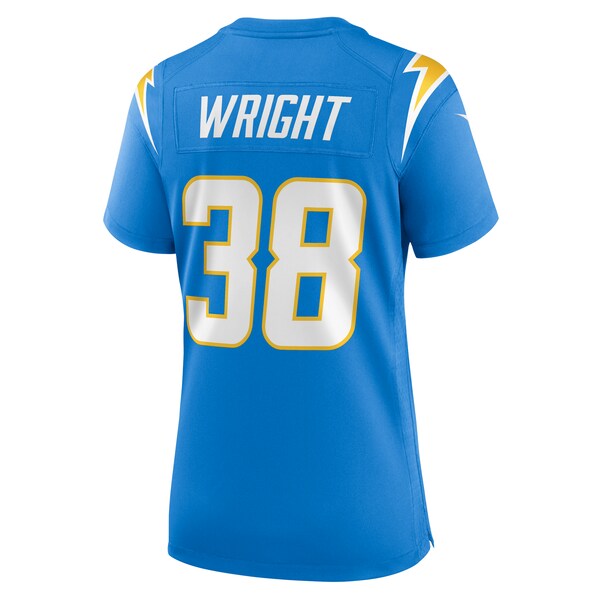 Milton Wright Los Angeles Chargers Nike Women's Game Jersey - Powder Blue - Image 3