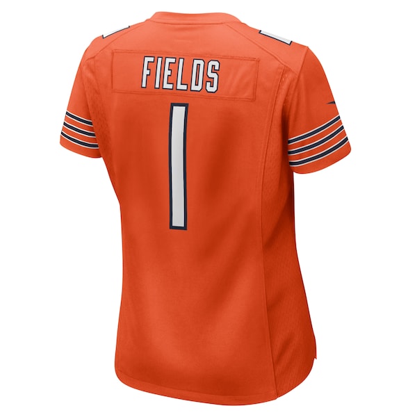 Justin Fields Chicago Bears Nike Women's Game Jersey - Orange - Image 2