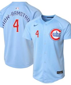 Pete Crow-Armstrong Chicago Cubs Youth Nike Alternate 2 Limeted Player Jersey - Blue