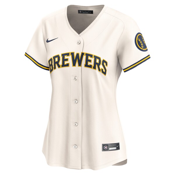 Milwaukee Brewers Nike Women's Home Limited Jersey - Cream - Image 2