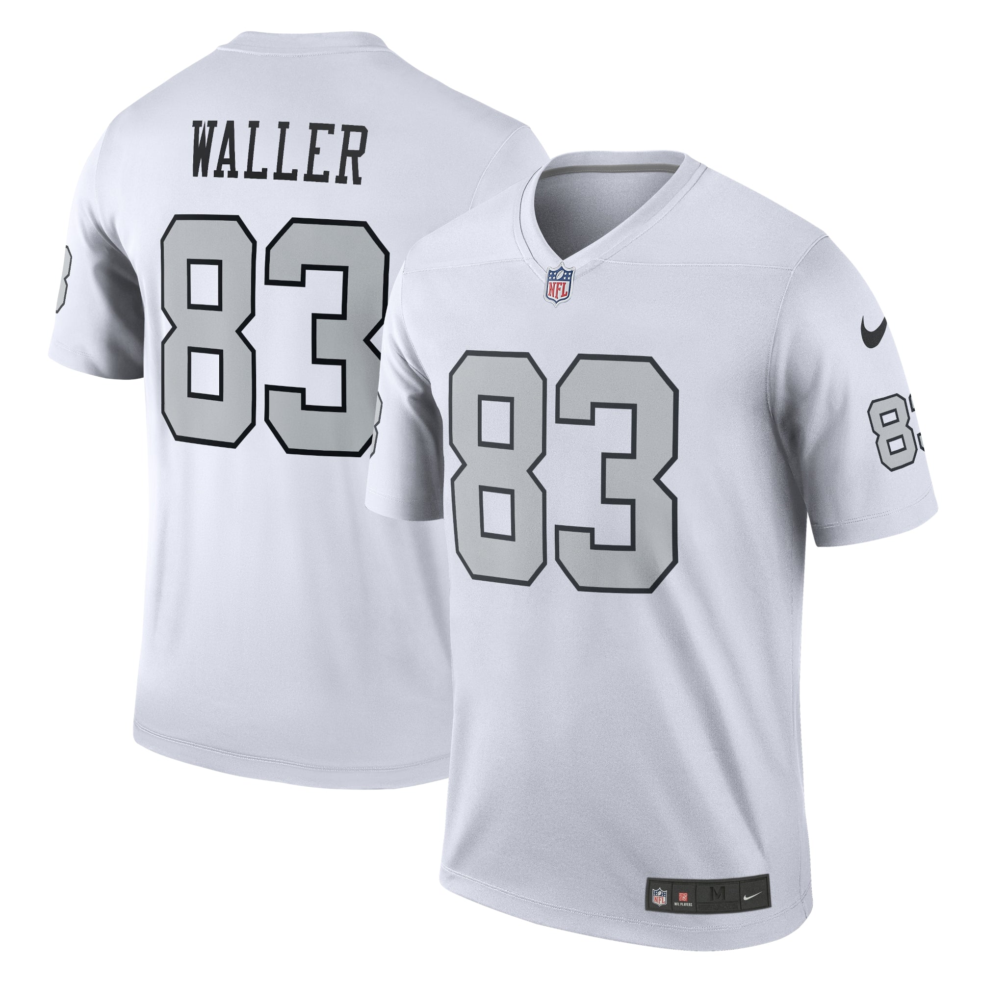 Darren Waller Las Vegas Raiders Nike Legend Jersey - Black/White - Image 5