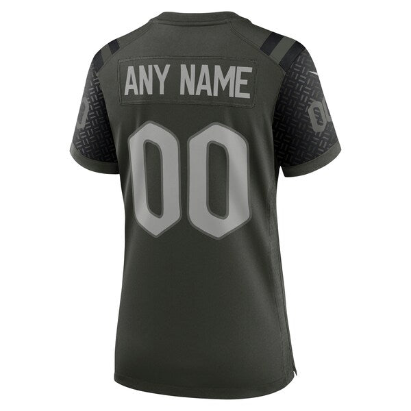 New York Jets Nike Women's 2025 Rivalries Collection Custom Game Jersey - Gotham Green - Image 3