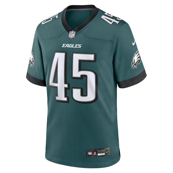 Ogbonnia Okoronkwo Philadelphia Eagles Nike Team Game Jersey - Midnight Green - Image 2