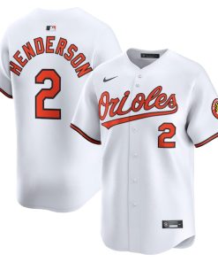 Gunnar Henderson Baltimore Orioles Nike Limited Player Jersey - White/Gray