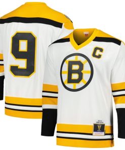 Johnny Bucyk Boston Bruins  1973/74 Blue Line Player Jersey - White