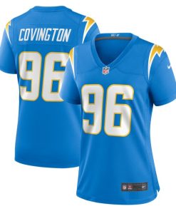 Christian Covington Los Angeles Chargers Nike Women's Team Game Jersey -  Powder Blue