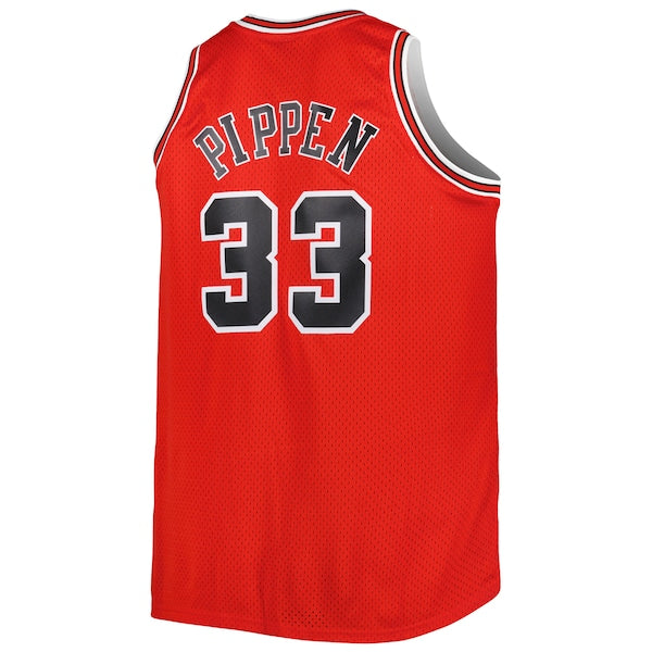 Scottie Pippen Chicago Bulls Big & Tall Hardwood Classics 2003/04 Swingman Jersey - Red - Image 3