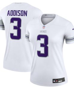 Jordan Addison Minnesota Vikings Nike Women's Alternate Legend Jersey - White