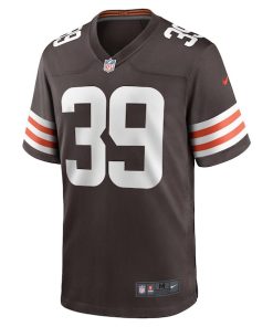 Alternative view of Lucas Havrisik Cleveland Browns Nike Team Game Jersey -  Brown