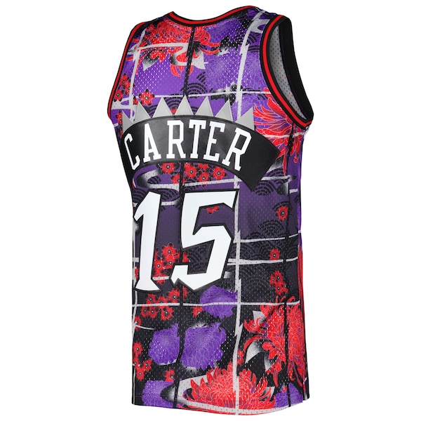 Vince Carter Toronto Raptors 1998/99 Hardwood Classics Lunar New Year Swingman Jersey - Purple - Image 3
