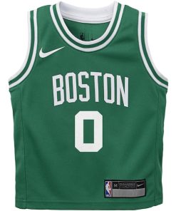 Alternative view of Jayson Tatum Boston Celtics Nike Preschool Swingman Player Jersey - Icon Edition - Green