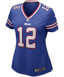 Alternative view of Jim Kelly Buffalo Bills Nike Women's Game Retired Player Jersey - Royal