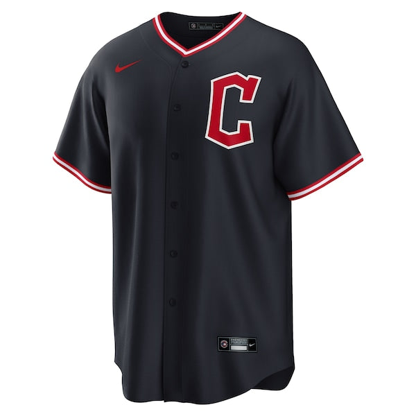 Steven Kwan Cleveland Guardians Nike Alternate Replica Jersey - Navy - Image 3