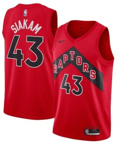 Pascal Siakam Toronto Raptors Nike 2020/21 Icon Swingman Jersey - Red