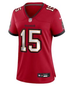 Alternative view of Tez Johnson Tampa Bay Buccaneers Nike Women's Team Game Jersey -  Red