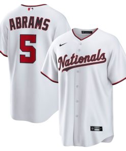 CJ Abrams Washington Nationals Nike Home Replica Jersey - White