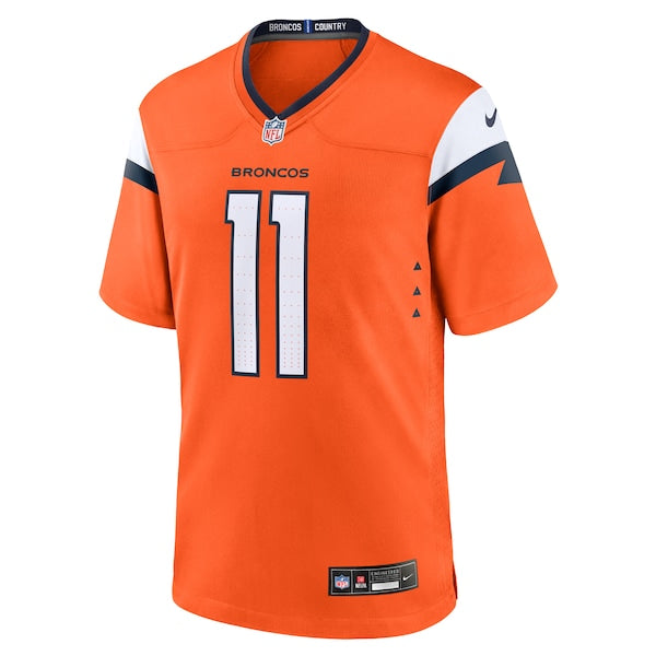 Josh Reynolds Denver Broncos Nike Game Jersey - Orange - Image 2