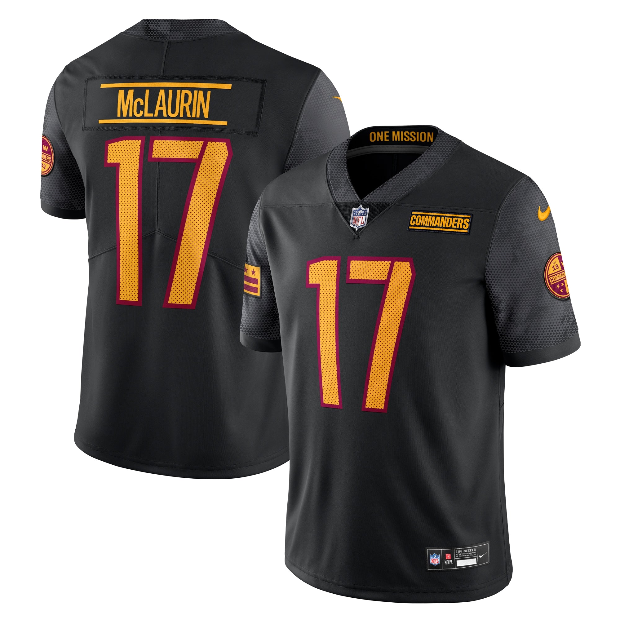 Terry McLaurin Washington Commanders Nike Vapor Untouchable Limited Jersey - Burgundy/Black - Image 6