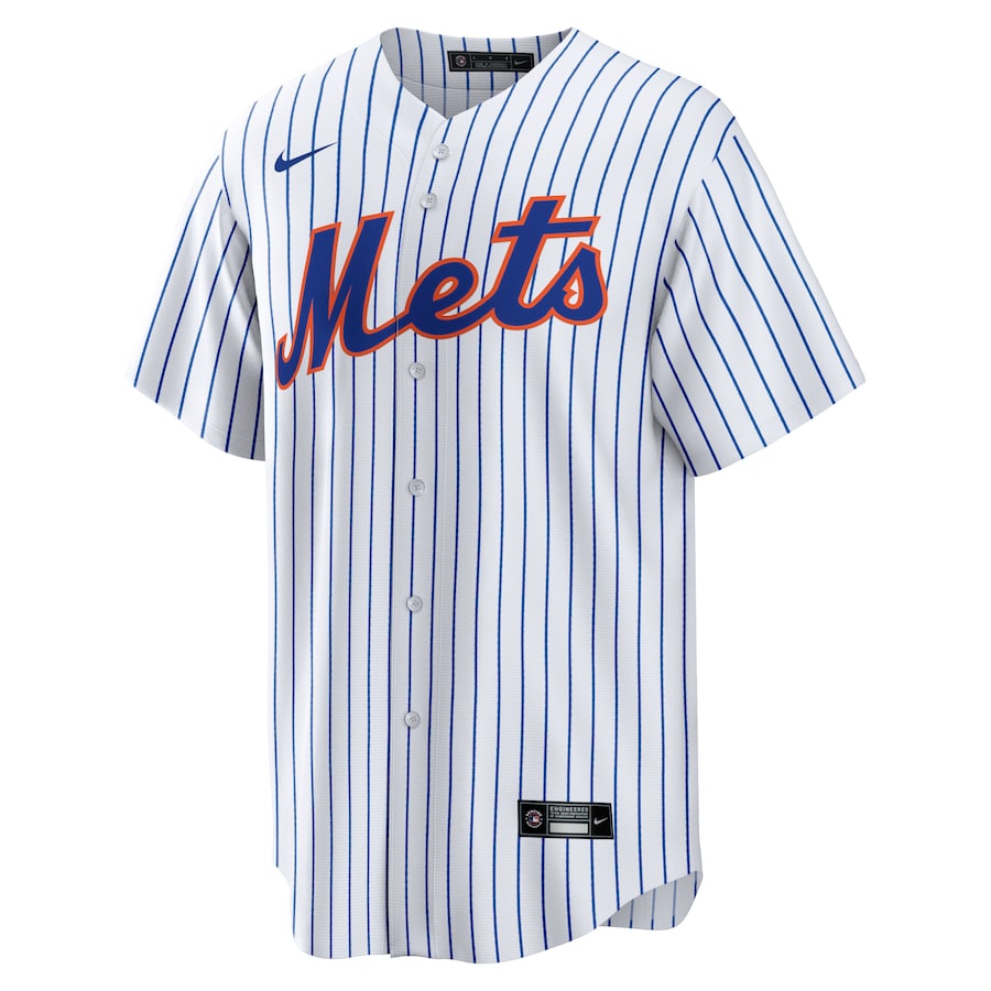 Brandon Nimmo New York Mets Nike Home Official Replica Player Jersey - White - Image 2