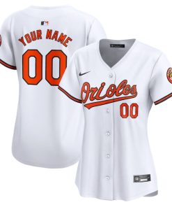 Baltimore Orioles Nike Women's Home Limited Custom Jersey - White