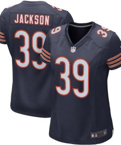 Eddie Jackson Chicago Bears Nike Women's Team Jersey - Navy