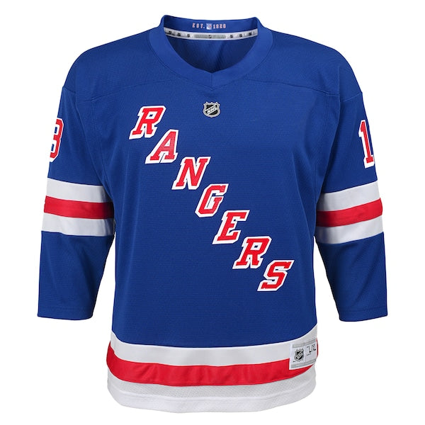 Alexis Lafreniere New York Rangers Youth Home Replica Player Jersey - Blue - Image 2