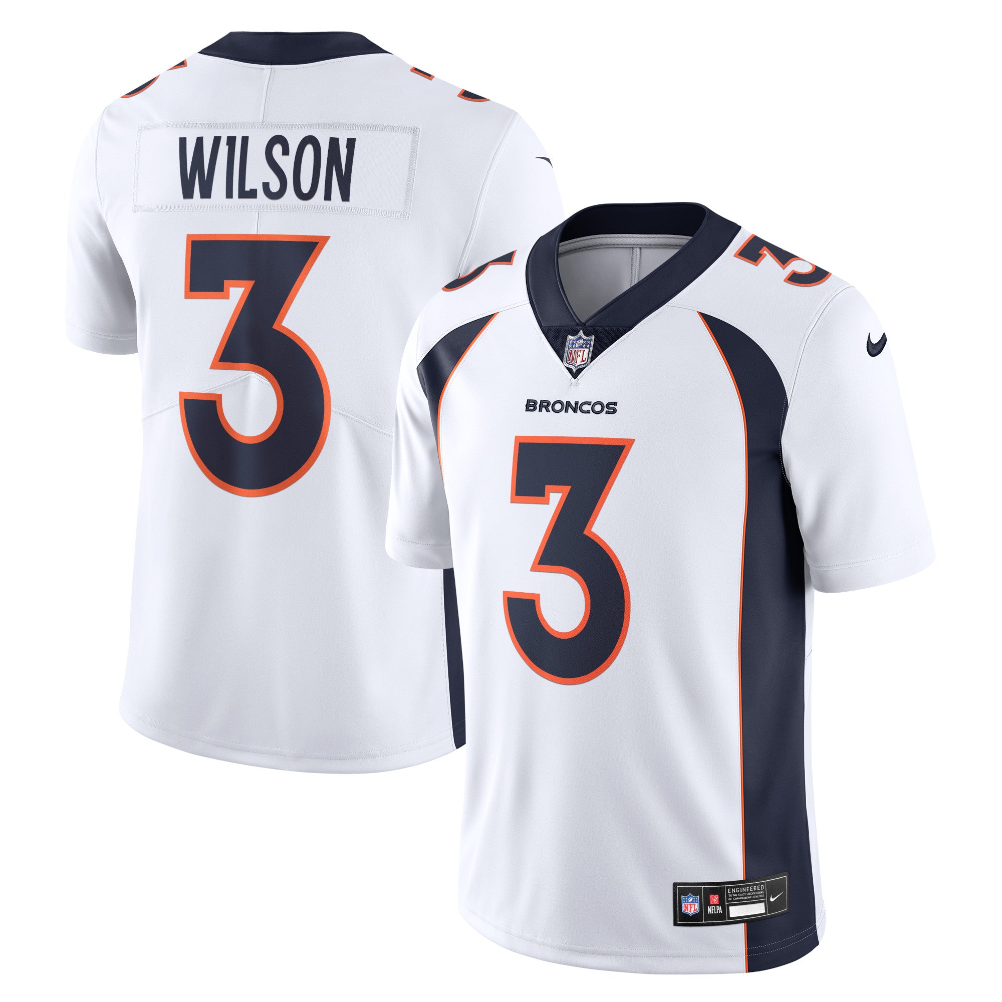 Russell Wilson Denver Broncos Nike Vapor Untouchable Limited Jersey - Navy/Orange/White - Image 8