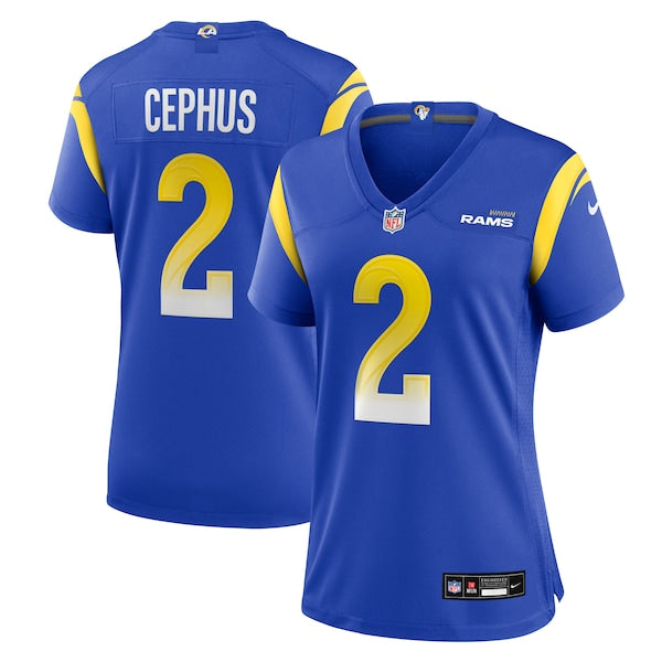 Quintez Cephus Los Angeles Rams Nike Women's Team Game Jersey - Royal - Image 2