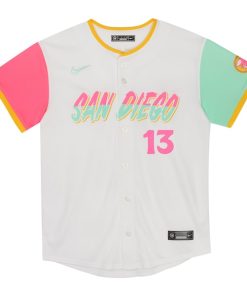 Alternative view of Manny Machado San Diego Padres Nike Preschool City Connect Limited Player Jersey - White