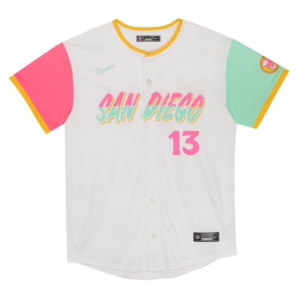 Manny Machado San Diego Padres Nike Preschool City Connect Limited Player Jersey - White - Image 2