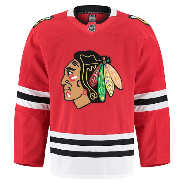 Chicago Blackhawks Home Authentic Pro Jersey - Red - Image 2