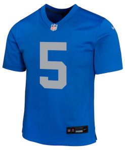 Alternative view of David Montgomery Detroit Lions Nike Youth Alternate Player Game Jersey - Blue
