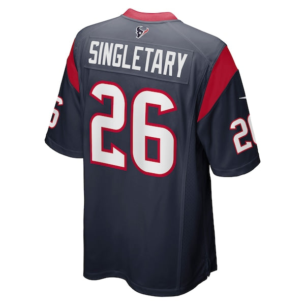Devin Singletary Houston Texans Nike Team Game Jersey - Navy - Image 3