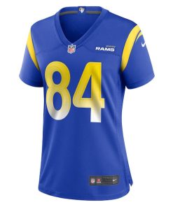Alternative view of Hunter Long Los Angeles Rams Nike Women's Home Game Jersey - Royal