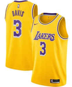 Anthony Davis Los Angeles Lakers Nike Swingman Jersey Gold - Icon Edition