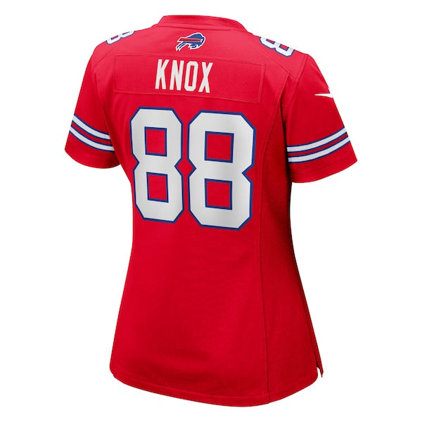 Dawson Knox Buffalo Bills Nike Women's Player Jersey - Red - Image 3