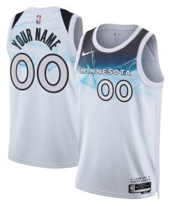 Minnesota Timberwolves Nike Unisex 2024/25 Custom Swingman Jersey - City Edition - White