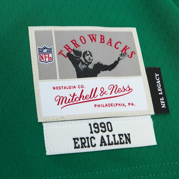 Eric Allen Philadelphia Eagles Legacy Replica Jersey - Kelly Green - Image 6