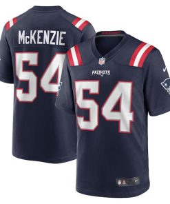 Jalen McKenzie New England Patriots Nike Team Game Jersey -  Navy
