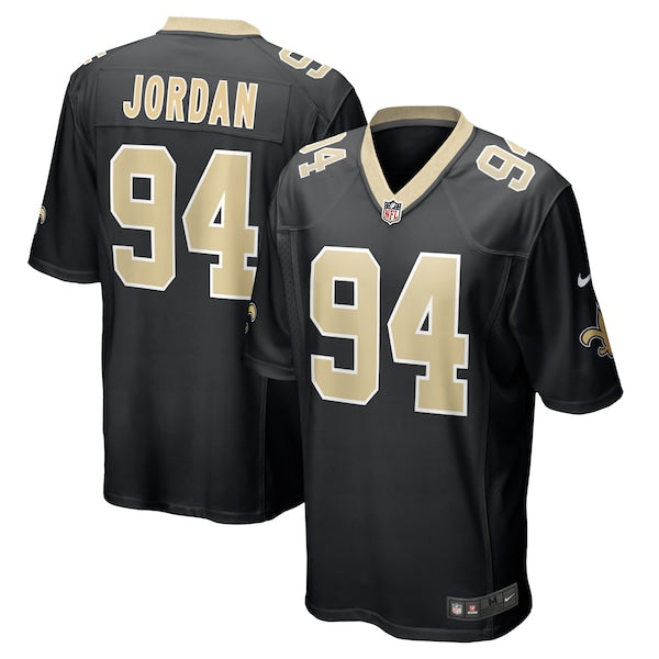 Cameron Jordan New Orleans Saints Nike Team Game Jersey - Black/White - Image 2
