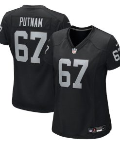 Will Putnam Las Vegas Raiders Nike Women's Team Game Jersey -  Black