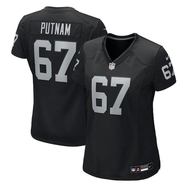 Will Putnam Las Vegas Raiders Nike Women's Team Game Jersey - Black