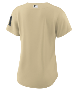 Alternative view of Arizona Diamondbacks Nike Women's City Connect Custom Replica Player Jersey - Sand